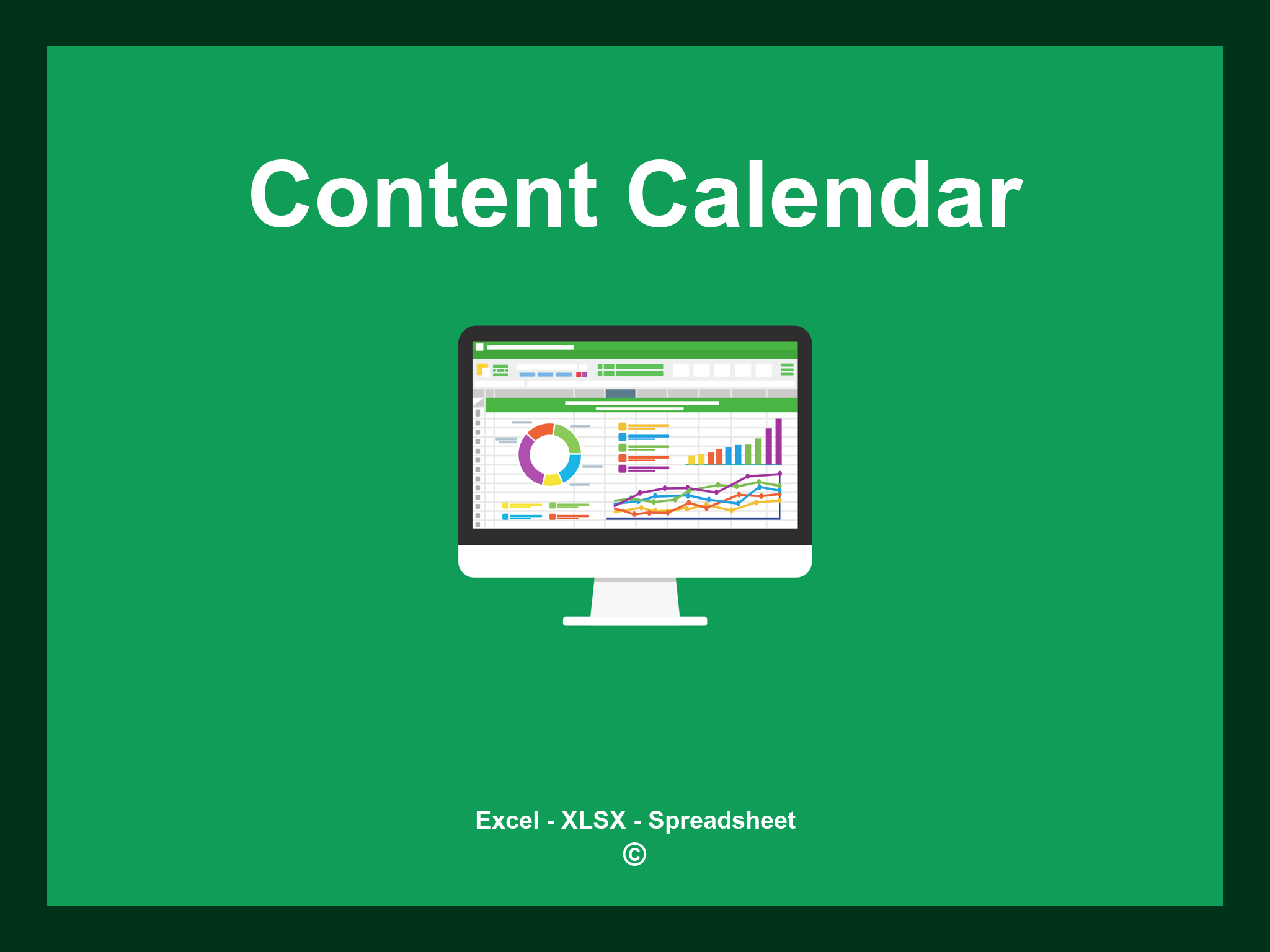 Content Calendar Template Excel