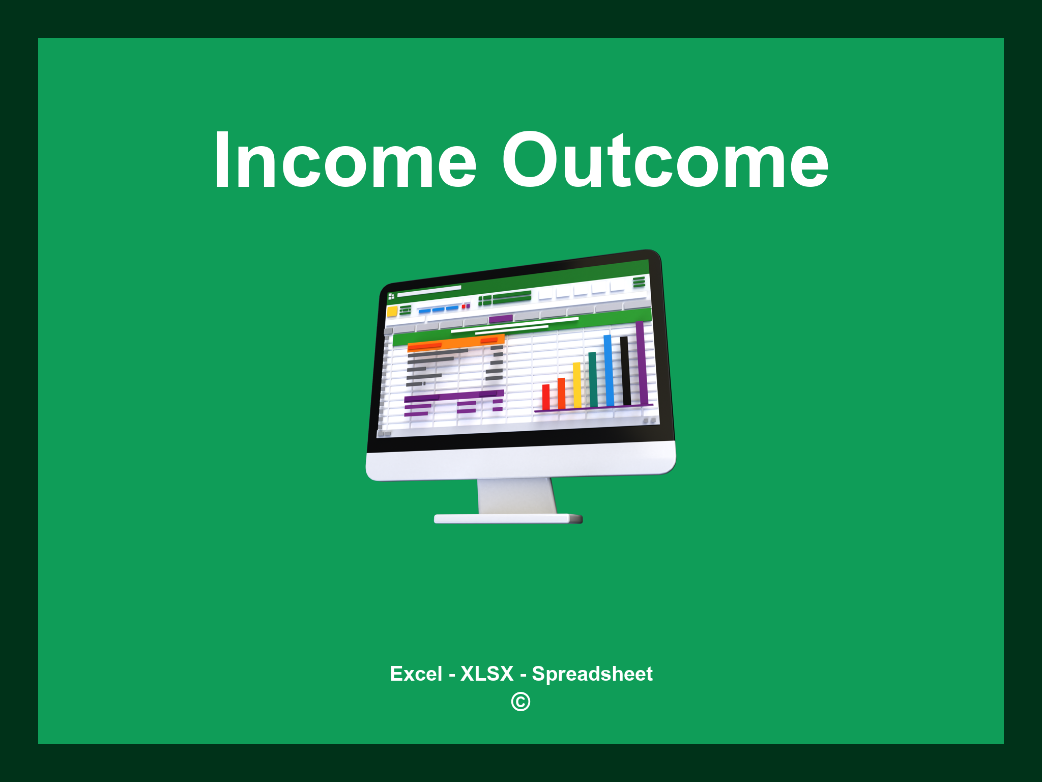 Income Outcome Excel Template