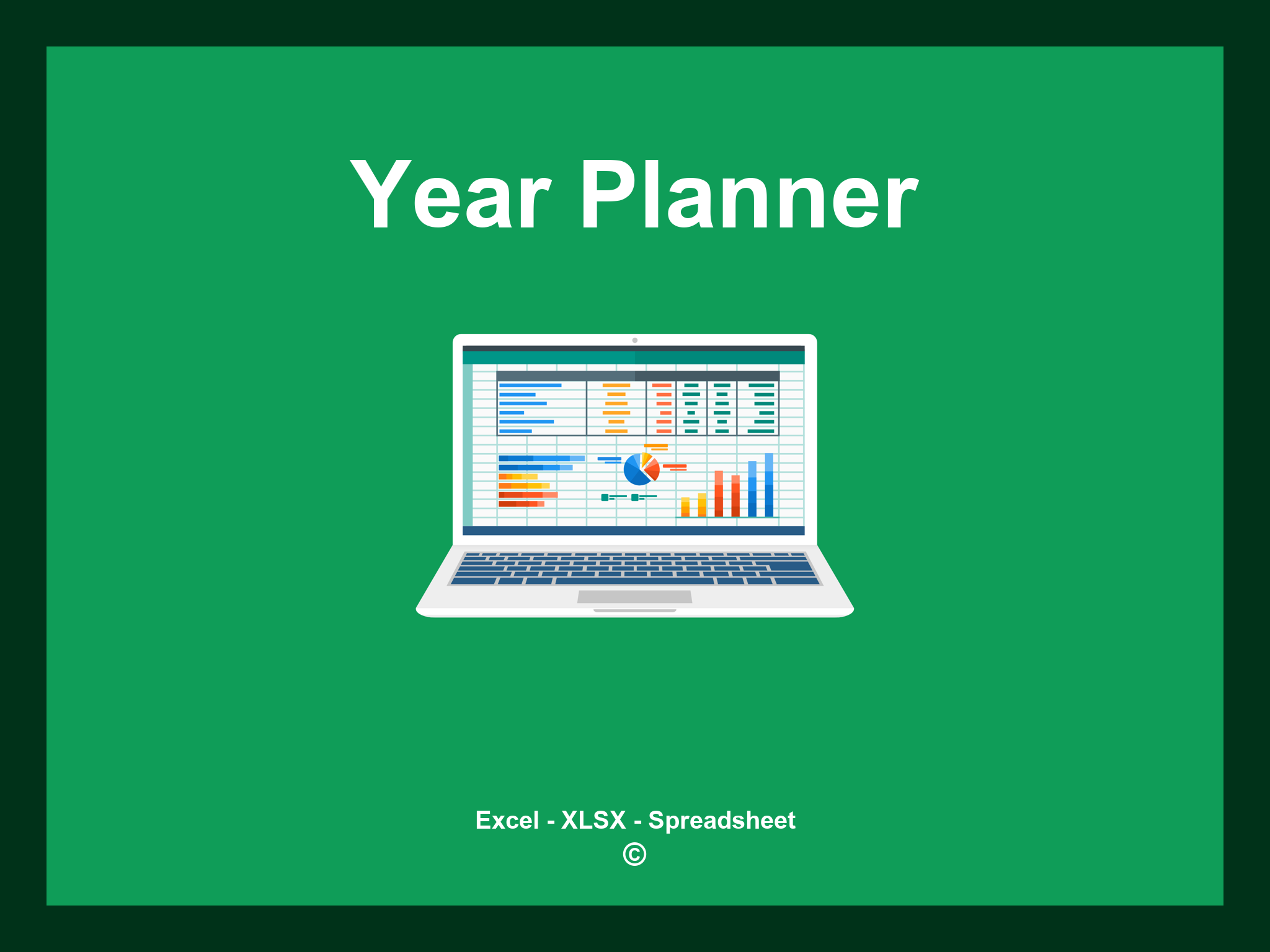 Year Planner Template Excel